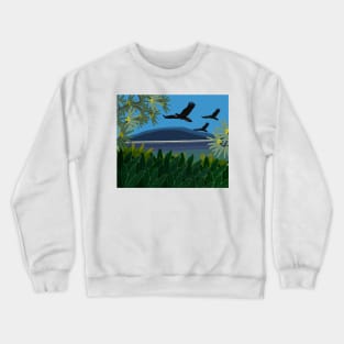 Wings Out Wide Coolangatta Cockatoos 2021 Crewneck Sweatshirt